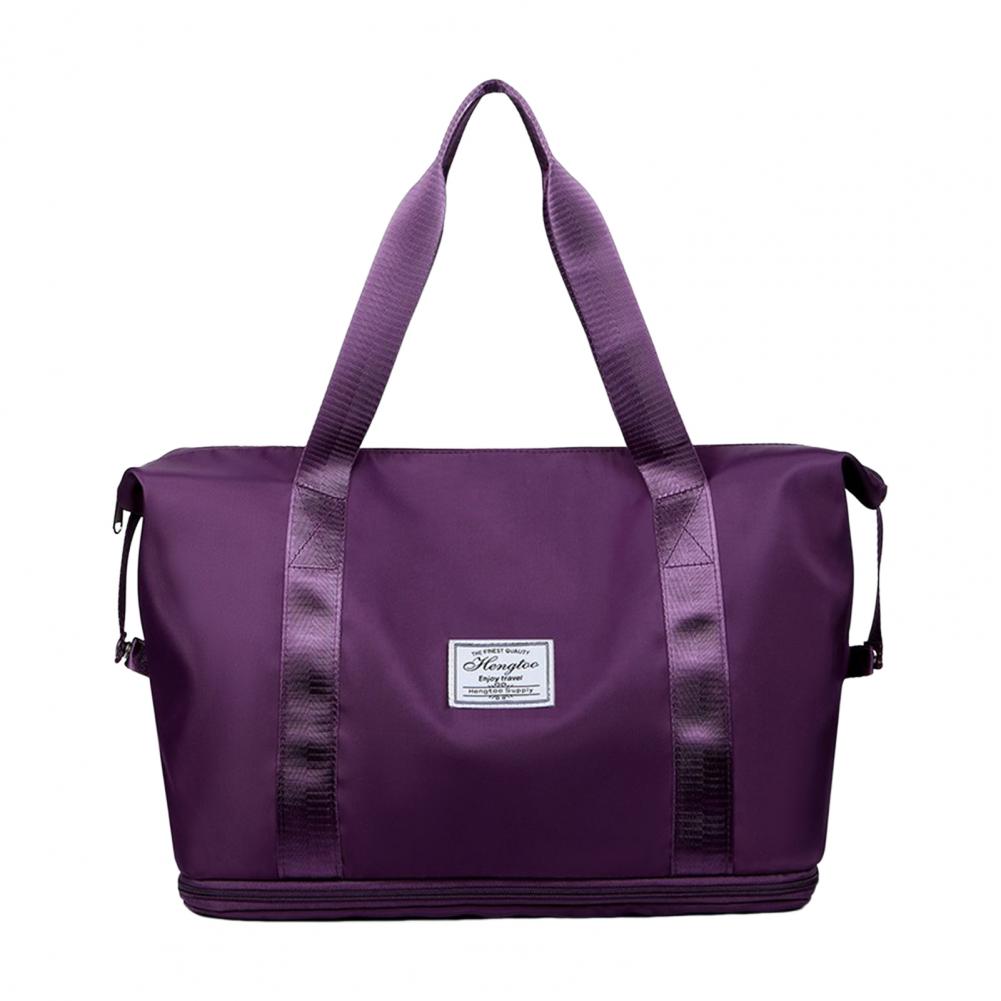 Дорожная спортивная сумка, водонепроницаемая портативная сумка-оксфорд с сухой и влажной ручкой, большая вместительная сумка из ткани Оксфорд для мужчин и женщин, ночная спортивная сумка для тренировок в тренажерном зале
