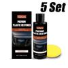 Car Plastic Restorer Back To Black More Gloss Cleaning Maintenance Car Universal Leather and Plastic Repair Polishing Wax Set