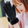2023 Женские перчатки Осень Зима Милые пушистые теплые варежки с полным пальцем Варежки Женские перчатки для спорта на открытом воздухе