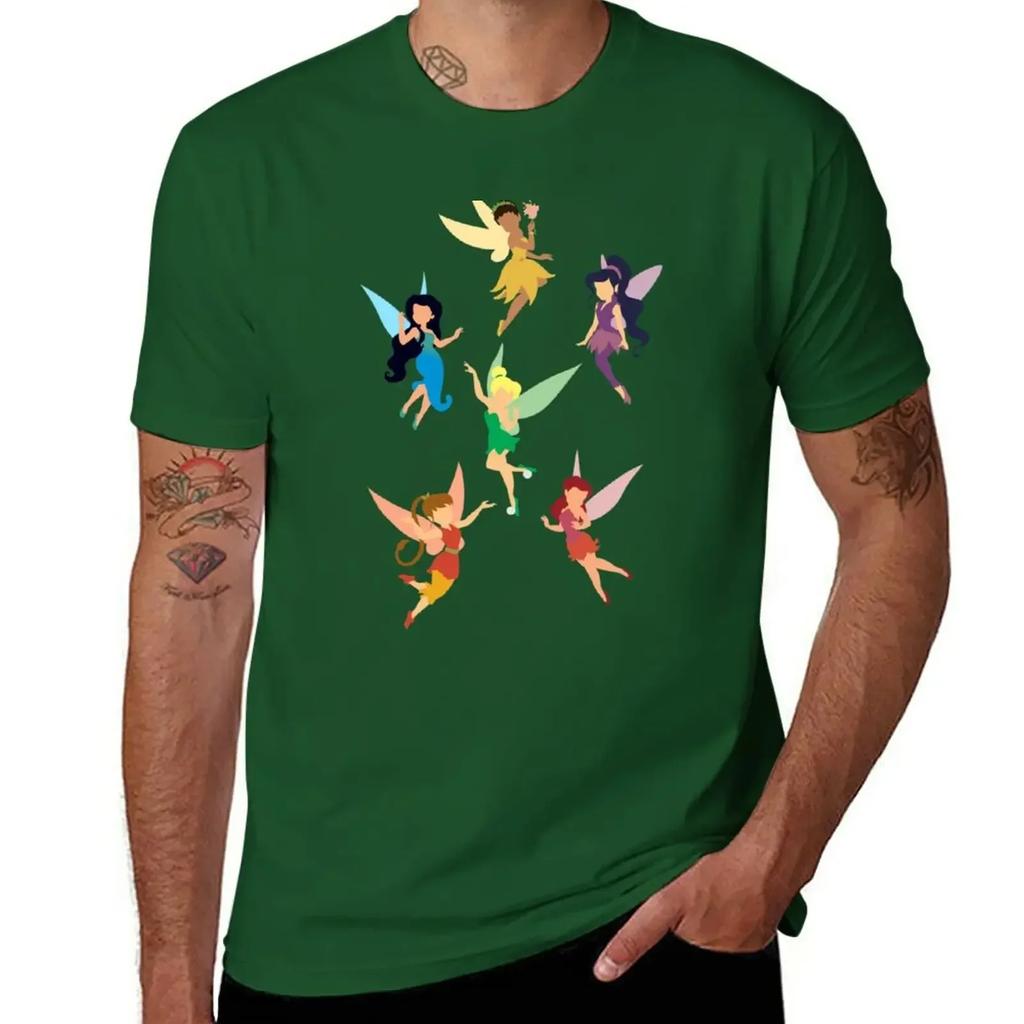 Fairies T-Shirt vintage quick drying t shirts men