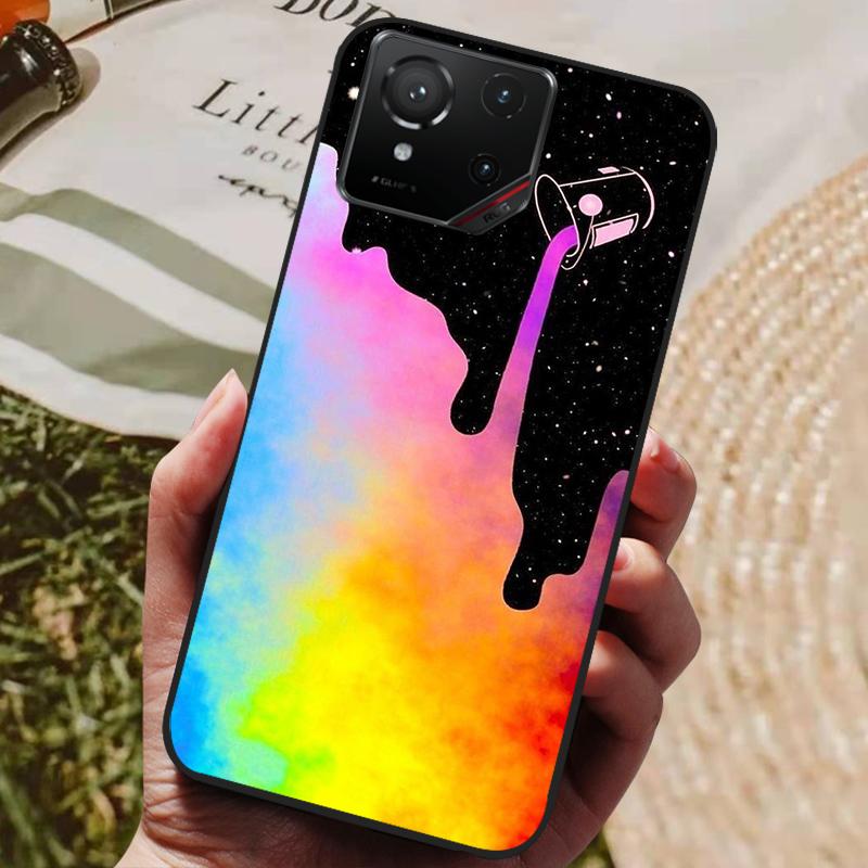 Чехол для Asus ROG Phone 9 Мягкий силиконовый чехол из ТПУ для Asus ROG Phone 9 5G Чехлы для телефонов ROG9 AI2501 2025 Милый мультяшный чехол