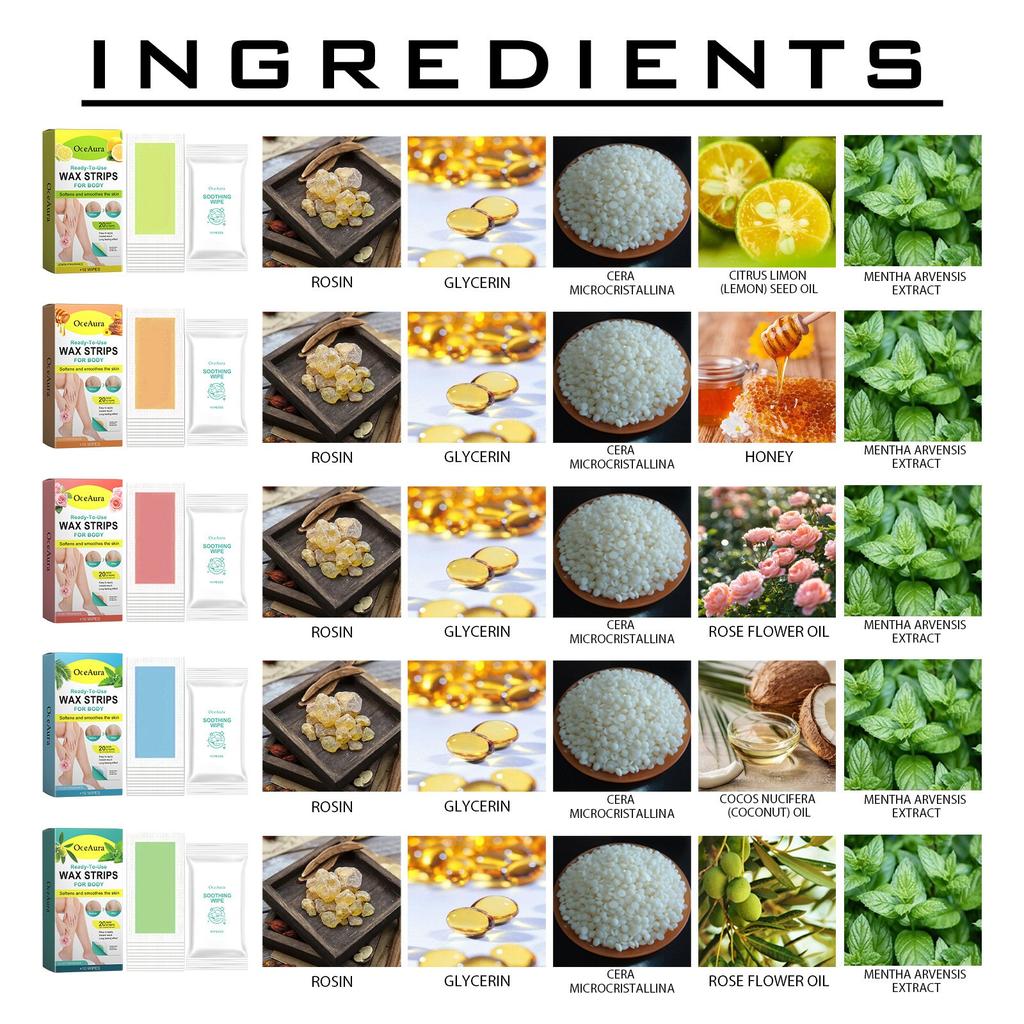20 восковых полосок для удаления волос для летней депиляции, двухсторонняя бумага с холодным воском для ног, тела, лица, полезная 3 мл