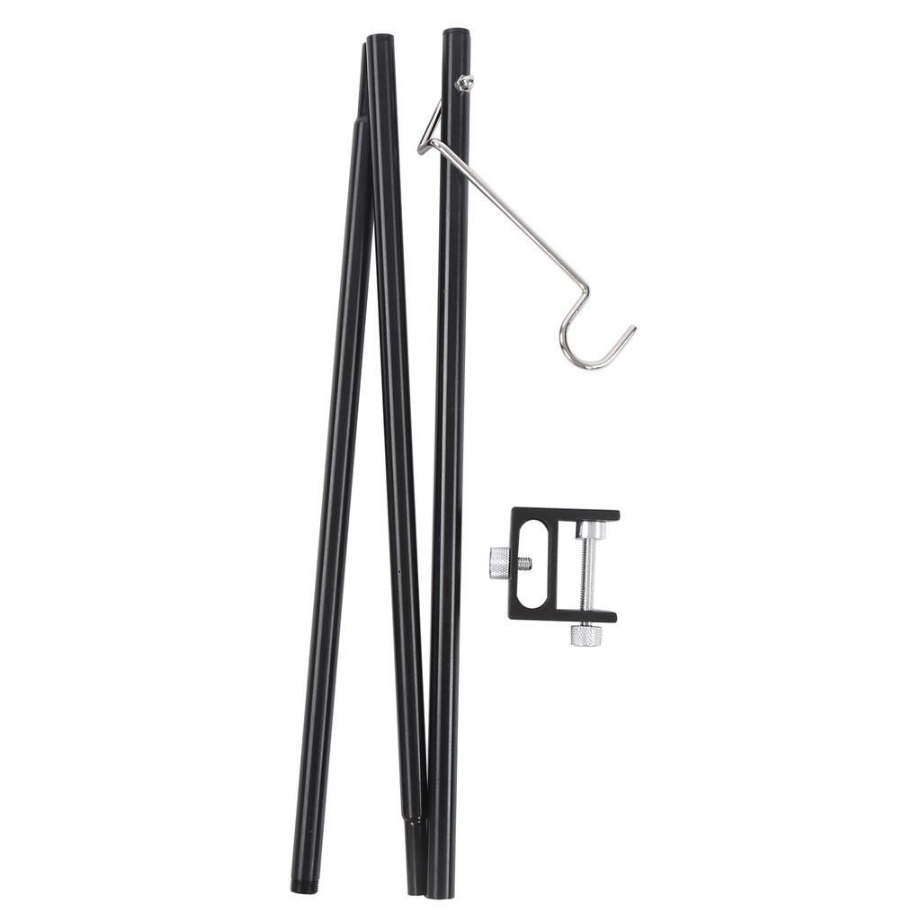 Подставка для фонаря для кемпинга из алюминиевого сплава, складная, с одним крючком, с сумкой для хранения для кемпинга