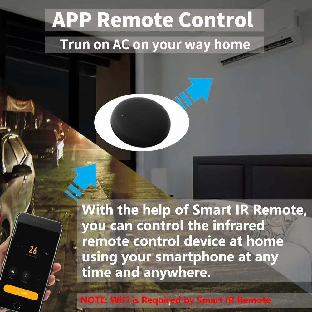 Tuya WiFi Smart IR Remote Control Smart Life APP Заменяет TV DVD AUD AC Remote Работает с Alexa Google Home