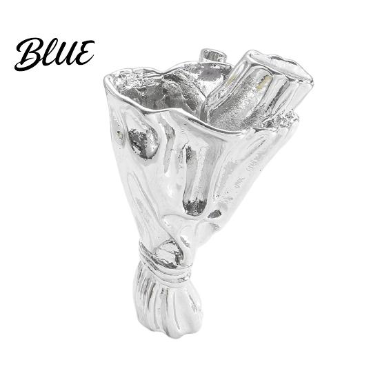 Floral Brooch Pin Flower Holder Bouquet Wearable Vase Insert Real