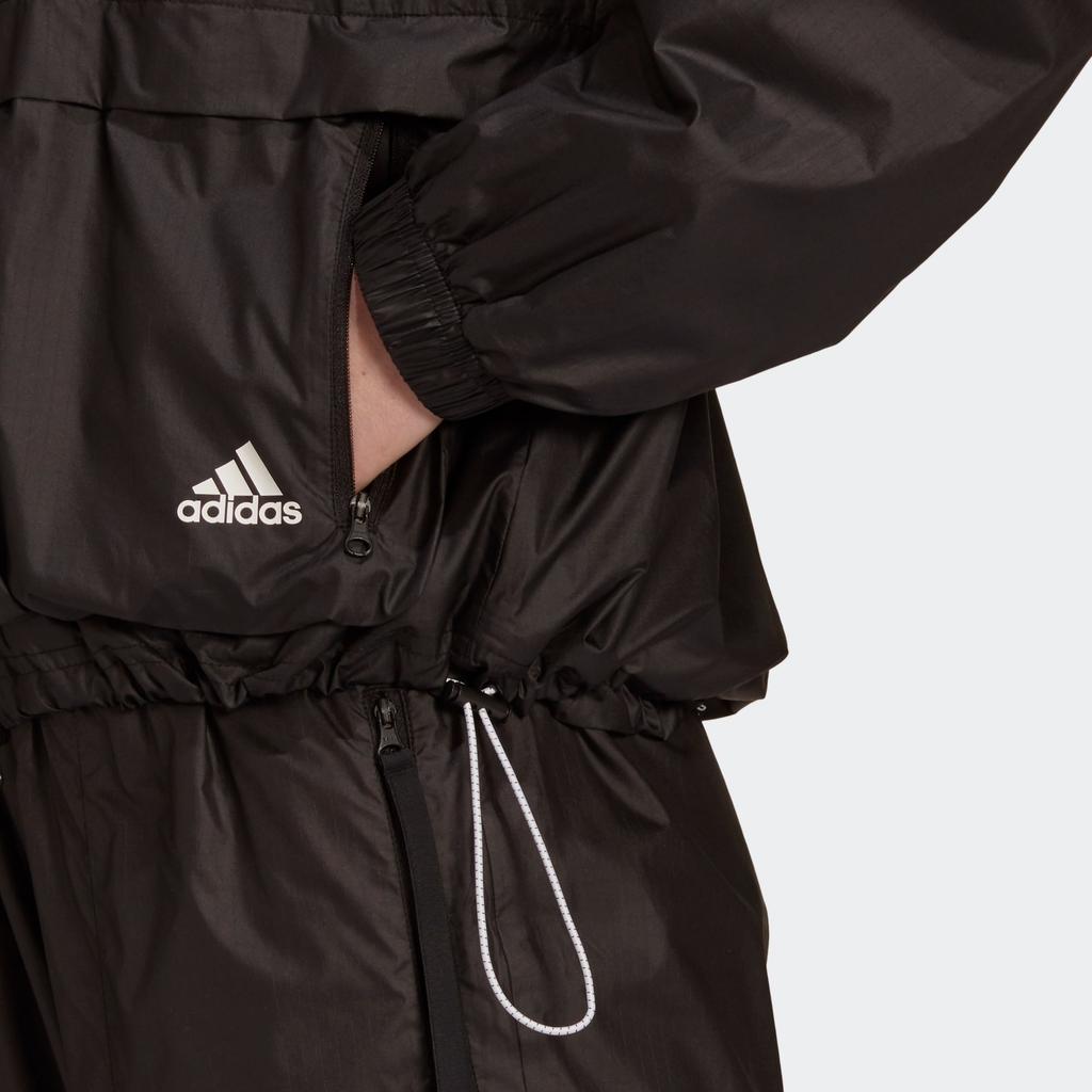 adidas Куртки Женские Черные С Капюшоном Умеренные Другие GT3723