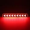 2Pcs Car LED Rear Bumper Light Running Brake Turn Signal Light Reflector for Suzuki XL6 XL7 2021 2022 2023+ Accessories