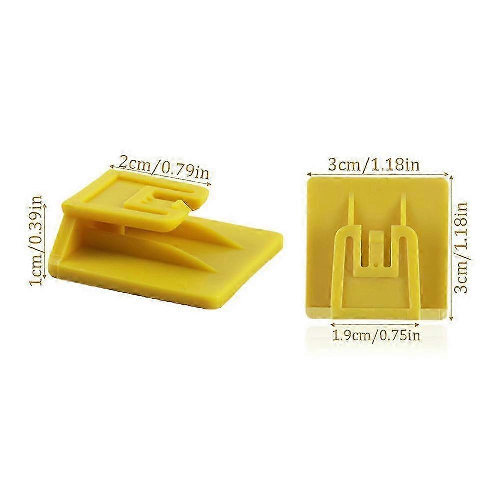 4pcs Adhesive Telepass Holder for Windshield - Toll Payment Clip Support for Cars & Vehicles