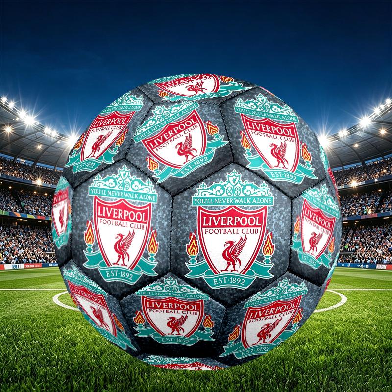 Футбольный мяч Liverpool F.C. Размер 5, из износостойкого ПУ, для матчей, тренировок и ежедневной практики, Подарок на день рождения для любителей футбола