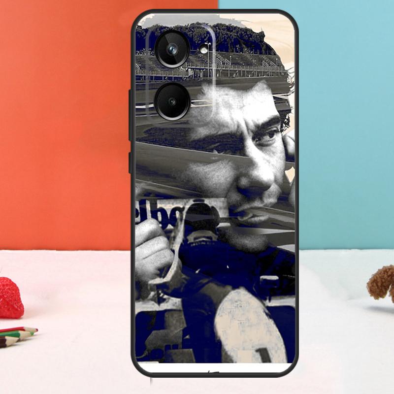 Ayrton Senna For Realme C53 C55 C35 C33 C30 C25s C21Y C11 C15 GT Neo5 GT3 GT5 9 10 11 12 Pro Plus Case