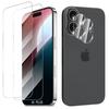 Screen and Camera Protector - for iPhone 16 Plus - Tempered Glass - 2 Glasses - Scratch-resistant - Shockproof