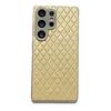Ромбовая овечья кожа подходит для чехла мобильного телефона Samsung S25Ultra S24plus блестящий бриллиант S23 всесторонний A16 защитный чехол