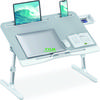 Home Folding Laptop Desk for Bed & Sofa Laptop Bed Tray Table Desk Portable Lap Desk for Study and Reading Bed Top Tray Table