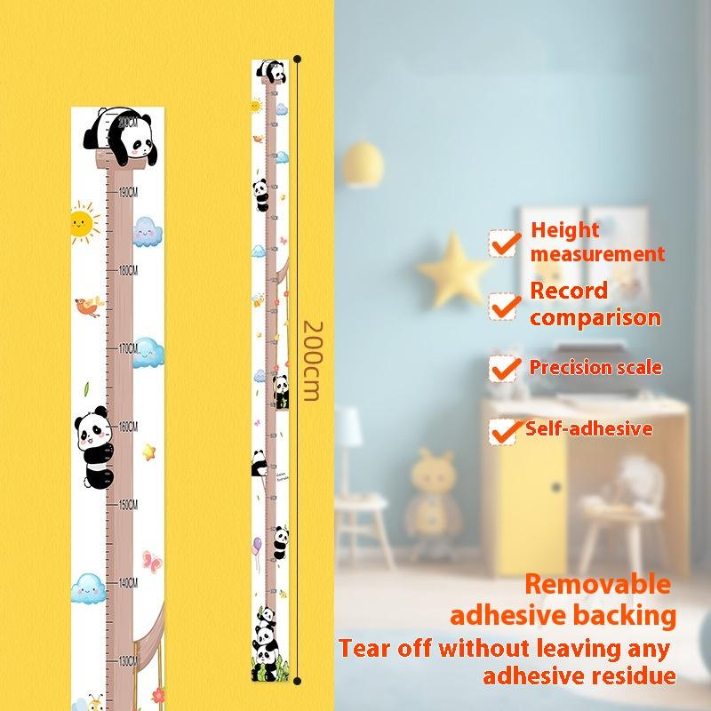 Высота 2М Мультяшная наклейка на стену Измерительный инструмент Линейка Для измерения роста Наклейка Обои Таблица роста Можно удалить