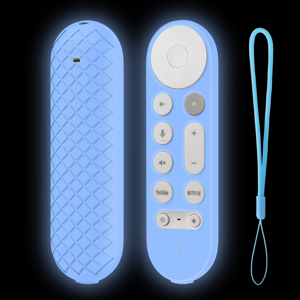 Silicone Remote Controller Cover Anti-scratch Remote Protective Case for Google TV Streamer 4K 2024 Voice Remote Control
