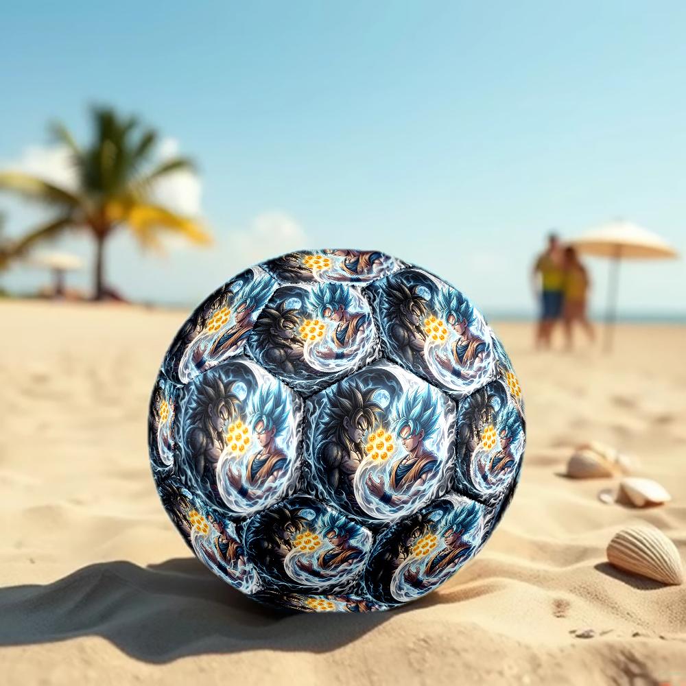 1pc Dragon Ball Z Football Soccer Ball Size 5 Indoor Soccer Ball Fashion Colorful Backyard Game -Great For Sports Fans Gift HE58