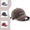 Retro Old Dad Hat Washed Cotton Patch Embroidered Soft Top Baseball Hat