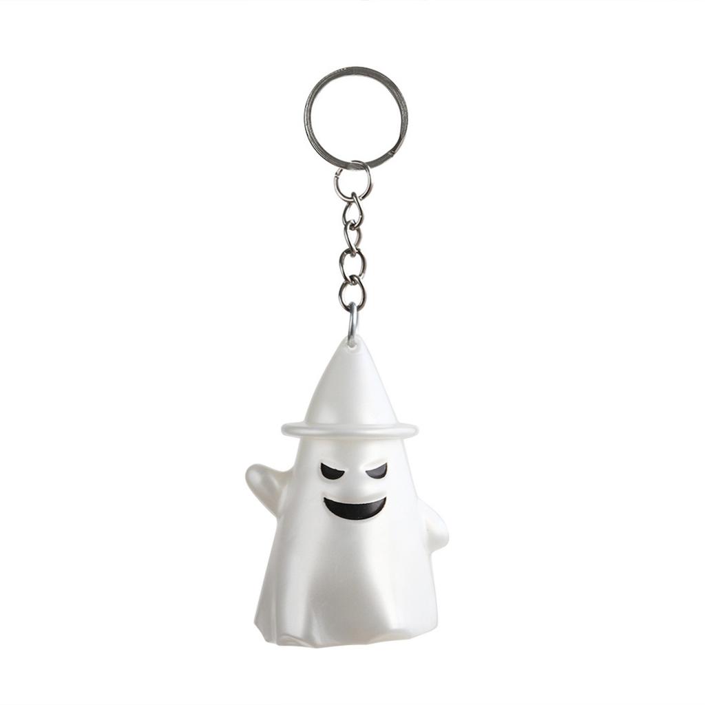 Halloween Decoration Ghost Light Keychain Halloween Trick Or Treater Halloween Party Props