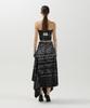 Meuameu Stitch Flared Skirt