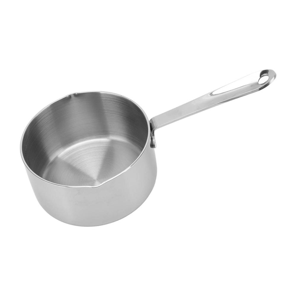 Tri-Ply Stainless Steel Stainless Steel Saucepan Silver Small Sauce Pan Melting Butter Chocolate