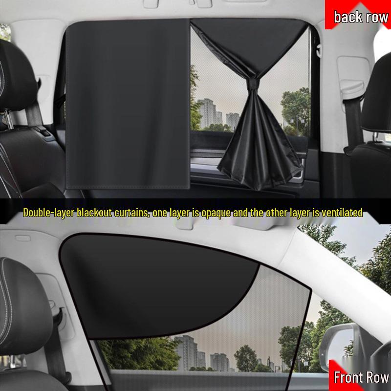 Универсальная дышащая сетчатая шторка от солнца для боковых окон автомобиля - Занавеска для приватности