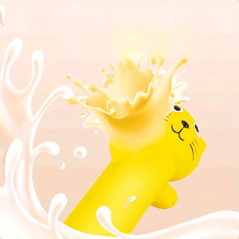 Durable Latex Squeaky Dog Toy - Cartoon Design, Easy Clean Dog Toys for Aggressive Chewers