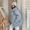 Корейское утолщенное пуховое хлопковое пальто, Новое зимнее пальто-пуховик, Студенческое свободное хлопковое пальто, Теплая хлопковая куртка