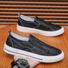 Черные парусиновые легкие дышащие кроссовки One Kick для отдыха, мужские кроссовки из вулканизированной ткани, летние спортивные, размер 44, трендовые кроссовки для мужчин