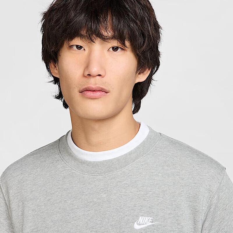 Nike Мужская толстовка с круглым вырезом CLUB FN3889-063