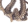 1Pc Antique Brass Ornament Chinese Mythical Animal Dragon Statue Copper Figures Miniatures Pure Brass Dragon Sculpture