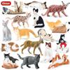 Трансграничная когнитивная фигурка кошки: Короткошерстный, Черно-белый котенок, Модель кошки персидской и рэгдолл