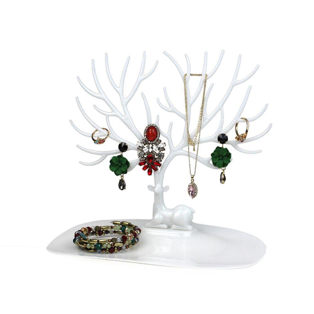 Durable Ring Earrings Bracelet Organizer Deer Jewelry Display Stand Necklace Storage Racks