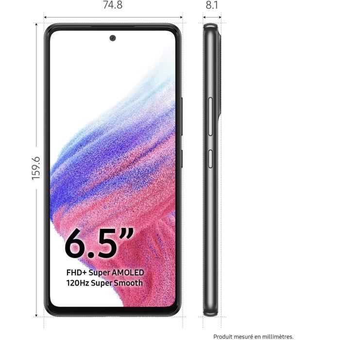 SAMSUNG Galaxy A53 128Go 5G Noir Modèle américain Physical SIM - Very good condition