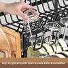 ZISIZ Double-Layer Kitchen Dish Rack