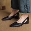 Женская обувь 2025 Мода Неглубокие Женские Туфли на Высоком Каблуке Новые Слипоны Повседневные Горячая Распродажа Мягкая Подошва Бестселлер Плоский Низкий Каблук Zapatos