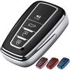 Tukellen for Toyota Key Fob Cover,Special Soft TPU Key Case Cover Protector Compatible with -2025 Rav4 2018-2024 Camry 4Runner - Highlander Corolla