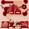 Wedding Room Garland Set: Bride & Groom's Side Wall Decorations