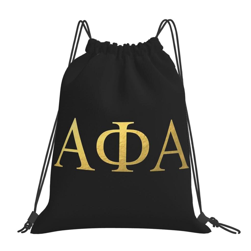 Рюкзаки Alpha Phi Alpha Повседневный мешок-сумка на шнурке Карман для мелочей Книжные сумки для Мужчин Женщин Студентов