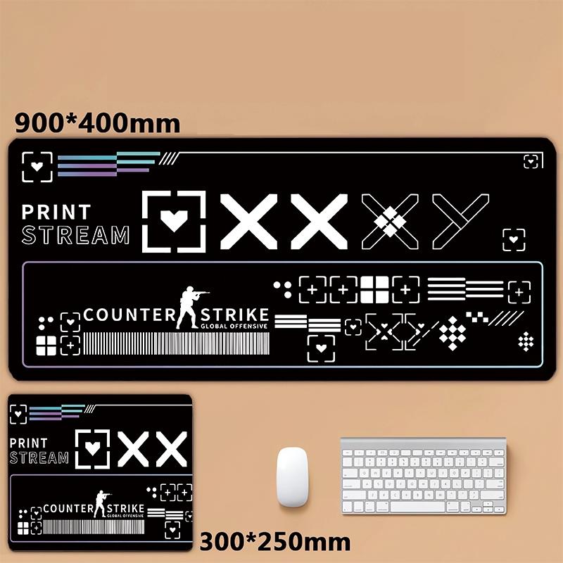 XXL Large Mousepad Keyboard Pad CS GO Print Stream Design Counter Strike Gaming Mouse Pad
