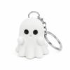 Creative White Ghost Pendant Pumpkin 3D Printed Keyring Halloween Keychain  Bag Accessory