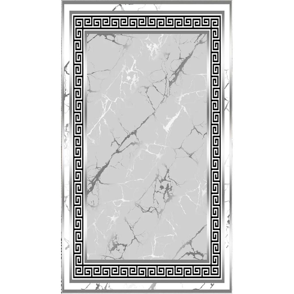 Нескользящая основа, серебряная рамка, цифровая печать, моющийся кухонный ковер, ковер для гостиной, ковер для спальни