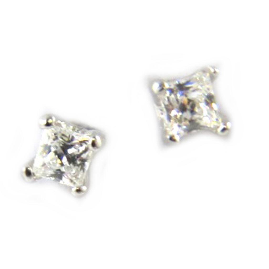 Les Trésors De Lily [L7895] - Silver Earrings 'Essentiel' Silver White (rhodium-plated) - 2 Mm