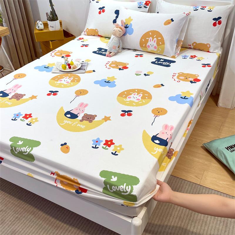 Хлопковая наволочка для шапки-кровати, трехсекционный защитный чехол Simmons, нескользящий наматрасник