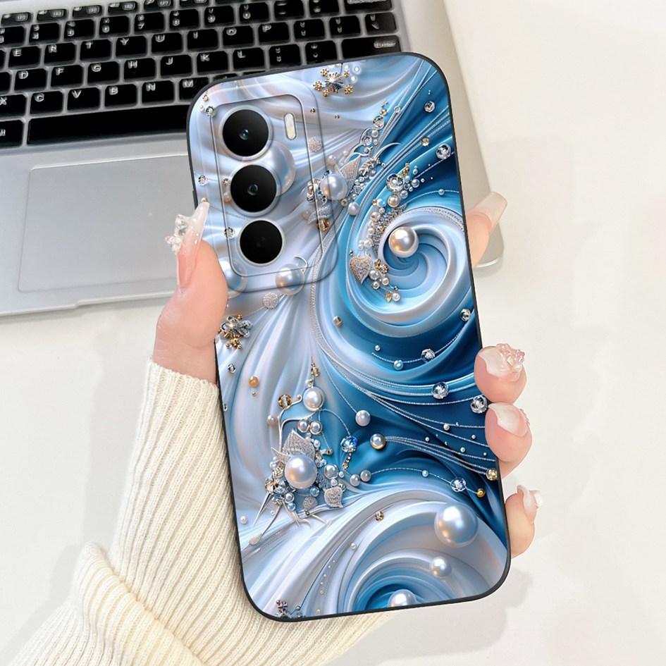 Чехол для OPPO Realme C71 Модный Космический Цветок Мягкий Конфетный Силиконовый TPU Ударопрочный Чехол для Realme C71 4G RMX5303 C 71 Чехлы для Телефона