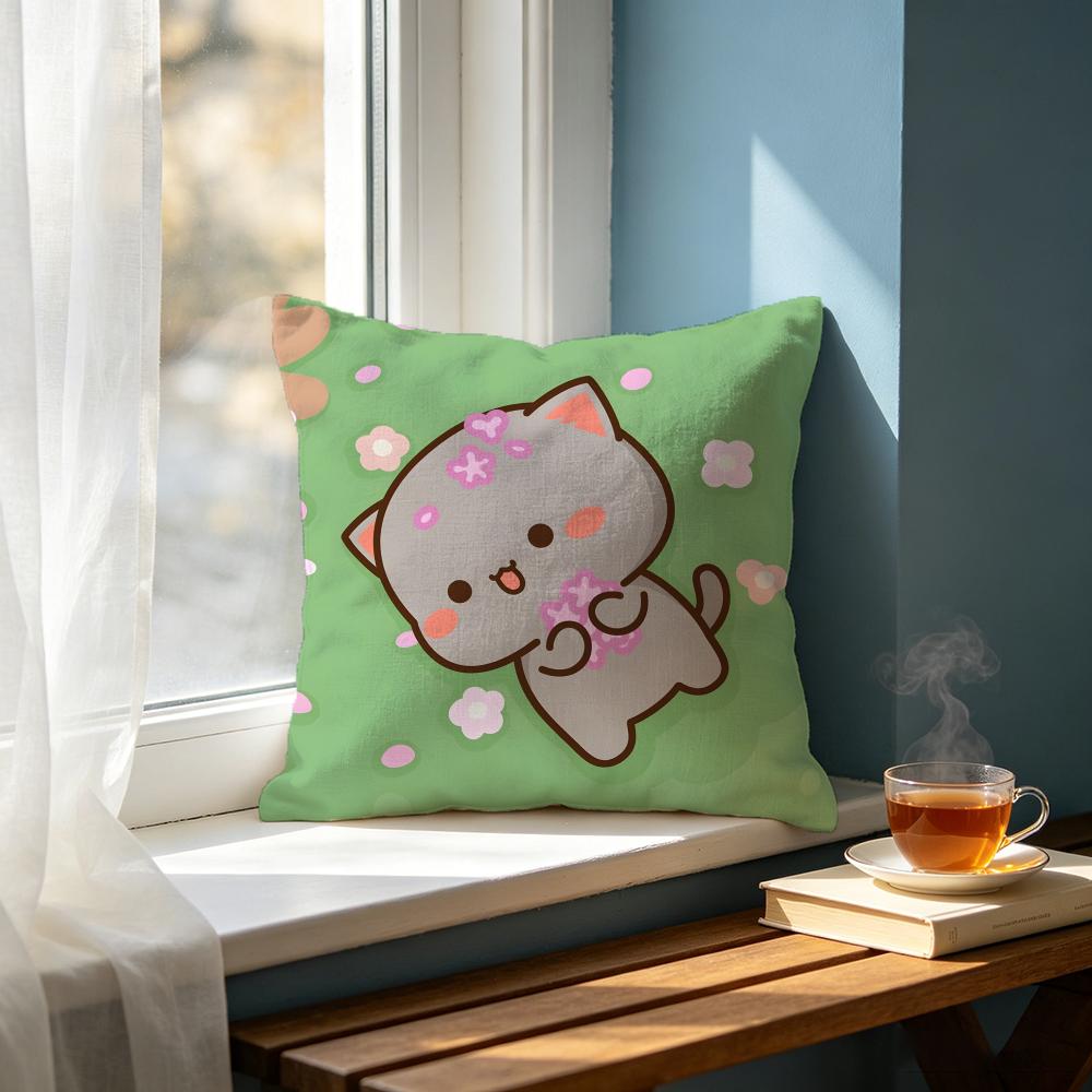 Cute MMochi Cated Cushion Cover Cushion Cover Set Pcs x x x Pillowcase Decorative Sofa Home Decor