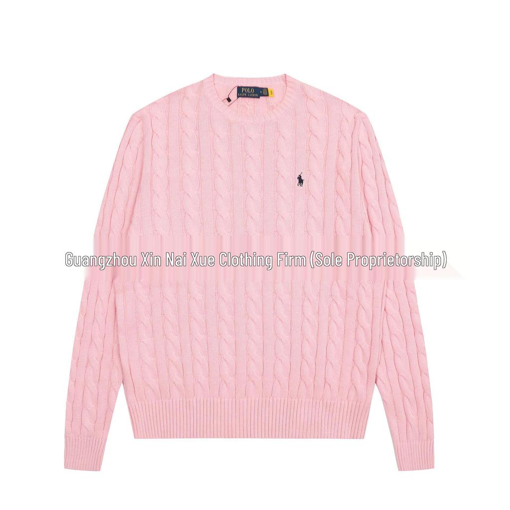 Высококачественный классический вязаный пуловер Ralph RL для унисекс