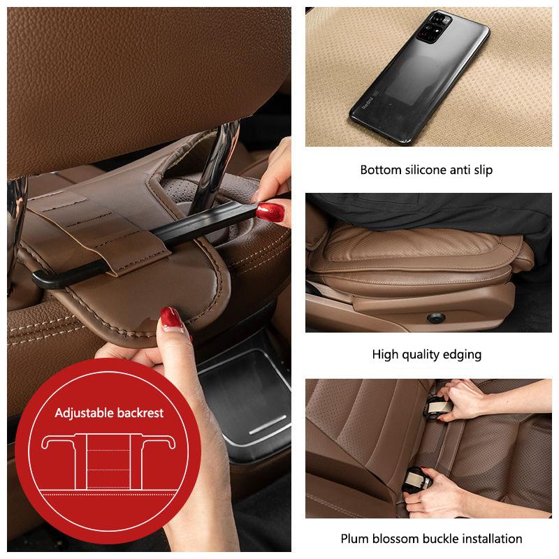 YGIE8 Car Breathable Seat Plush Cushion Velvet Pads Rear Seat Cover Sticker For BMW E46 E90 E60 E39 E36 E87 E92 E91 F20 X5 Performance