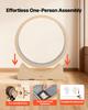 VEVOR Cat Exercise Wheel, 120cm Wooden Cat Running Wheel for Indoor Cats up to 12.7kg Cats Treadmill with Carpeted Runway & Locking Mechanism