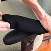 1Pair Chair Armrest Covers in Black Size S Smooth Neoprene Material Provides Comfort and Durability for Office Or Home Seating