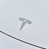 1-3pcs glossy black for Tesla Model3 ModeY car Front Emblem Rear Tail Trunk Steering Wheel Sticker Badge Decal Styling